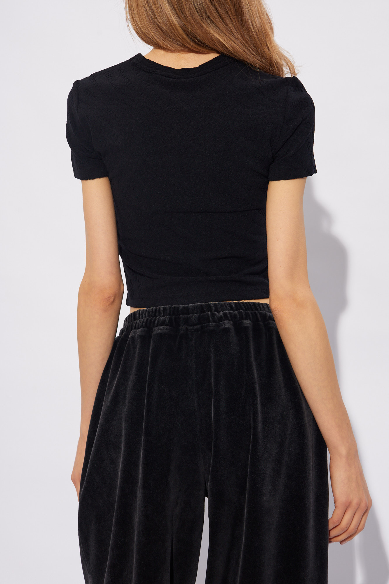 Tシャツ・カットソー ALEXANDER WANG Women Tops 4CC1241426 BLACK alexanderwang ALEXANDER WANG アレキサンダーワン Tシャツ